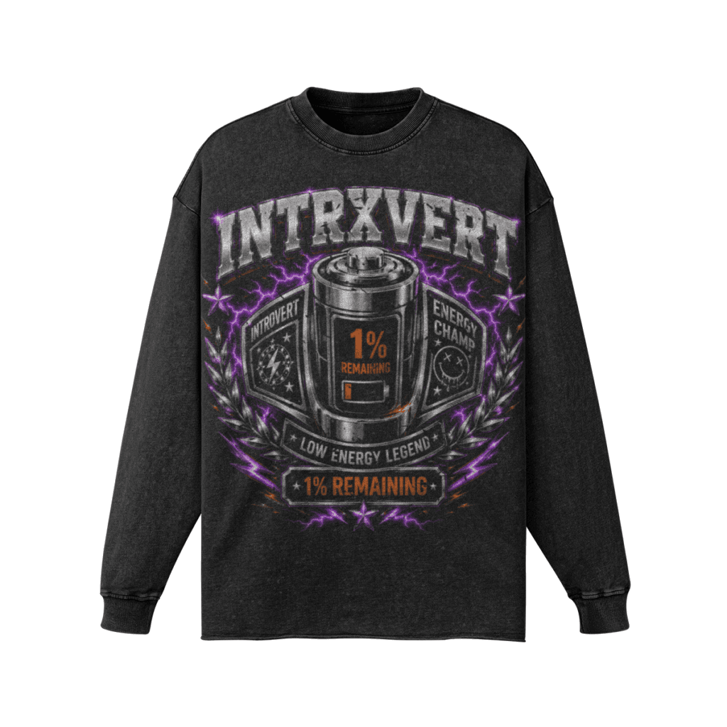 Social Battery Championship Long Sleeve Tee